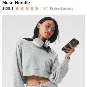 Alo muse hoodie size S